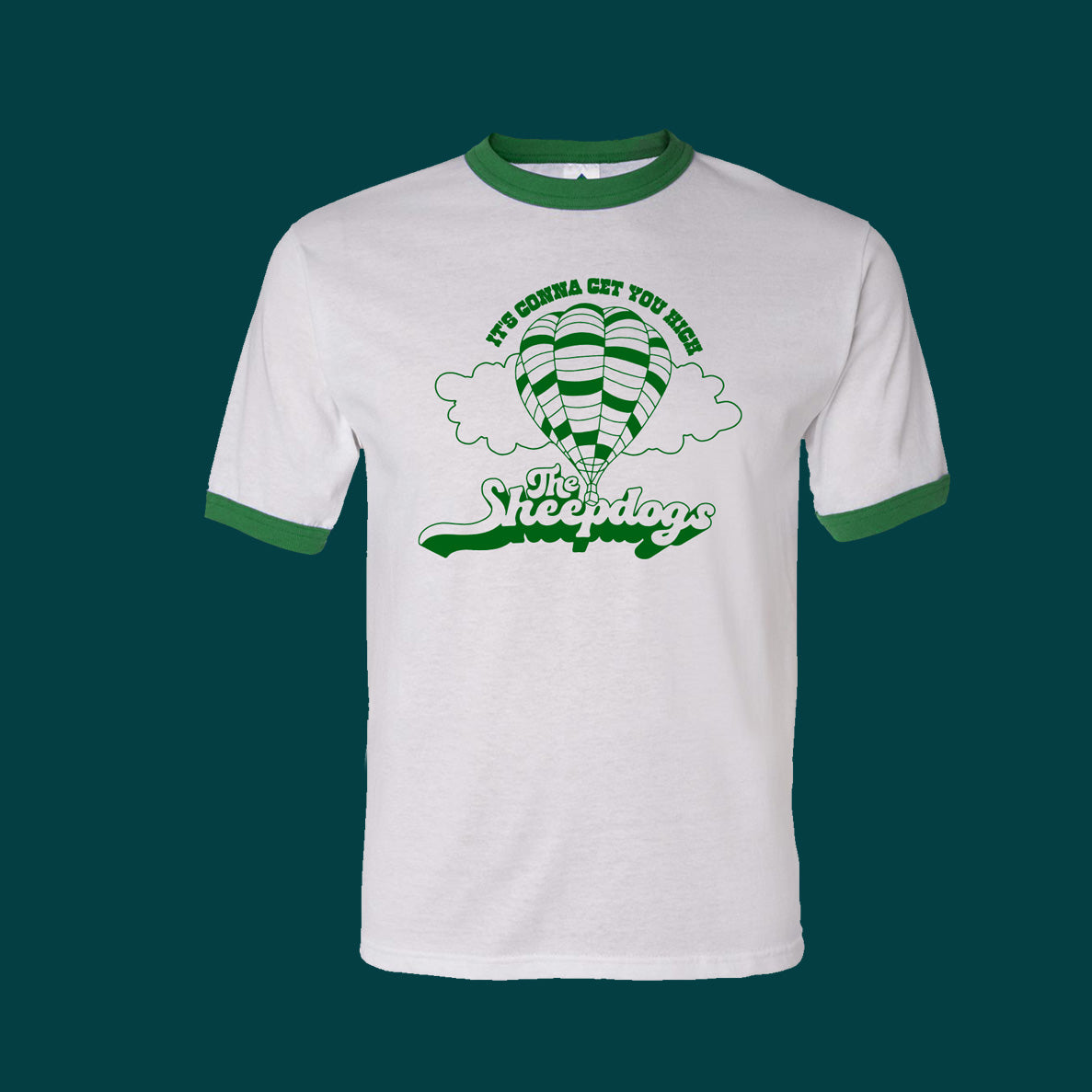 Hot Air Balloon Ringer Tee