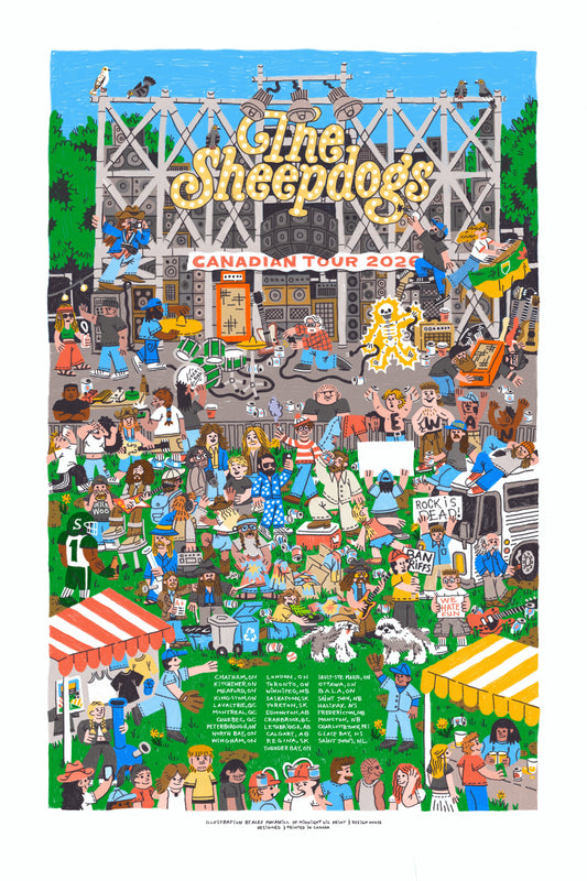 Out All Night Canadian Tour Poster
