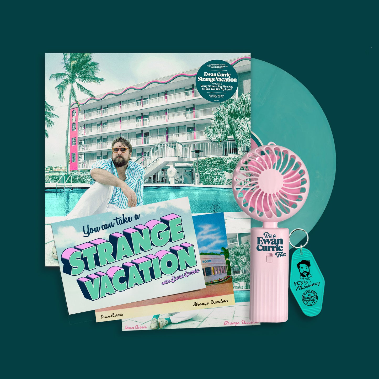 Ewan Currie - Strange Vacation Starter Kit - Colour Vinyl LP - PREORDER