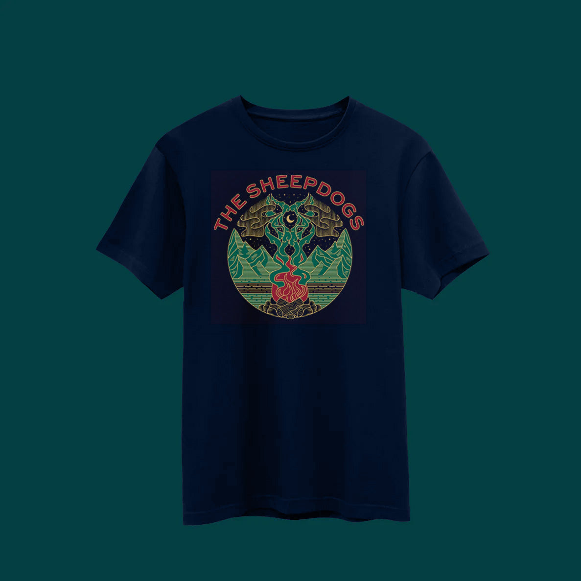 Wolf Campfire T-Shirt