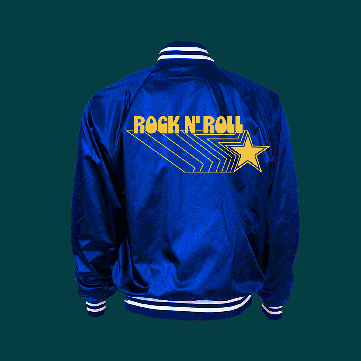 Electric Blue Bomber Jacket