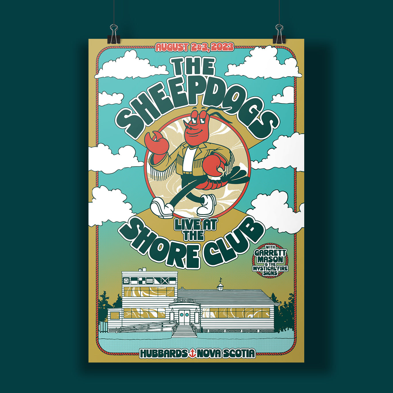The Shore Club Screen Printed Poster
