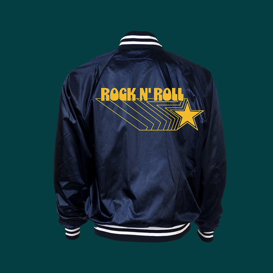 Navy Blue Bomber Jacket