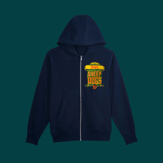 "The Sheepdogs" Crest Hoodie - Navy