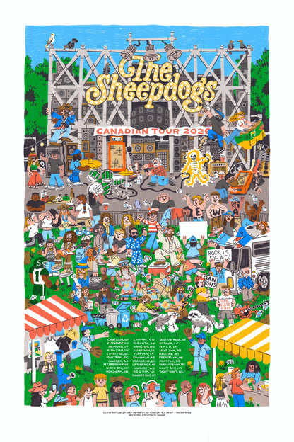 Out All Night Canadian Tour Poster