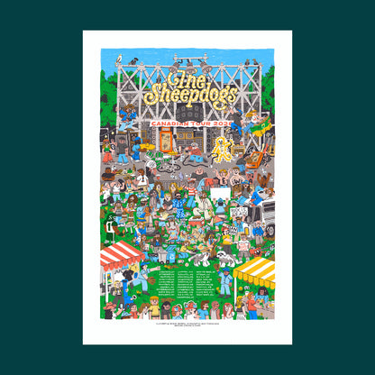 Out All Night Canadian Tour Poster