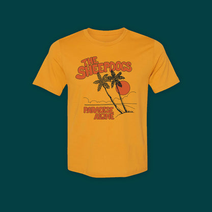 Paradise Alone - Yellow Sunset Tee
