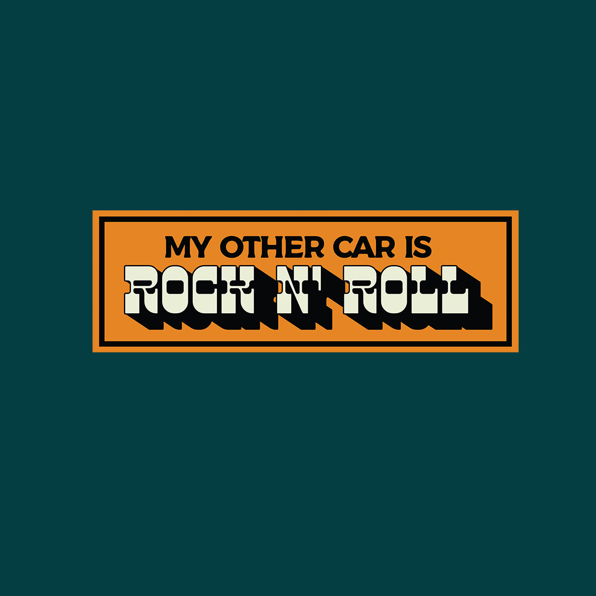 My other Car is Rock n' Roll - Bumper sticker