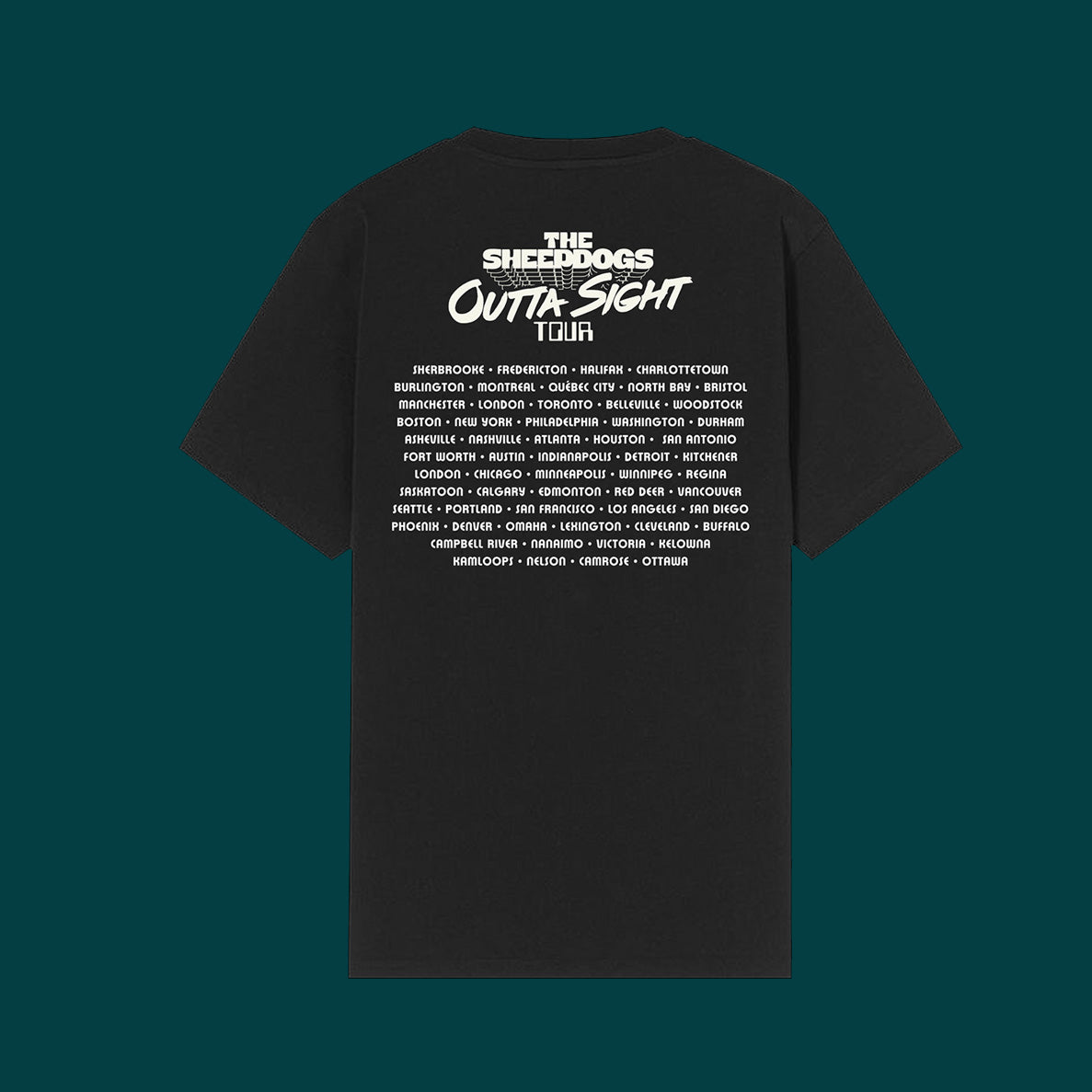 Outta Sight Tour Tee – The Sheepdogs